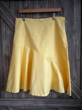 Gap Buttercup Yellow A-Line Skirt ☀️
